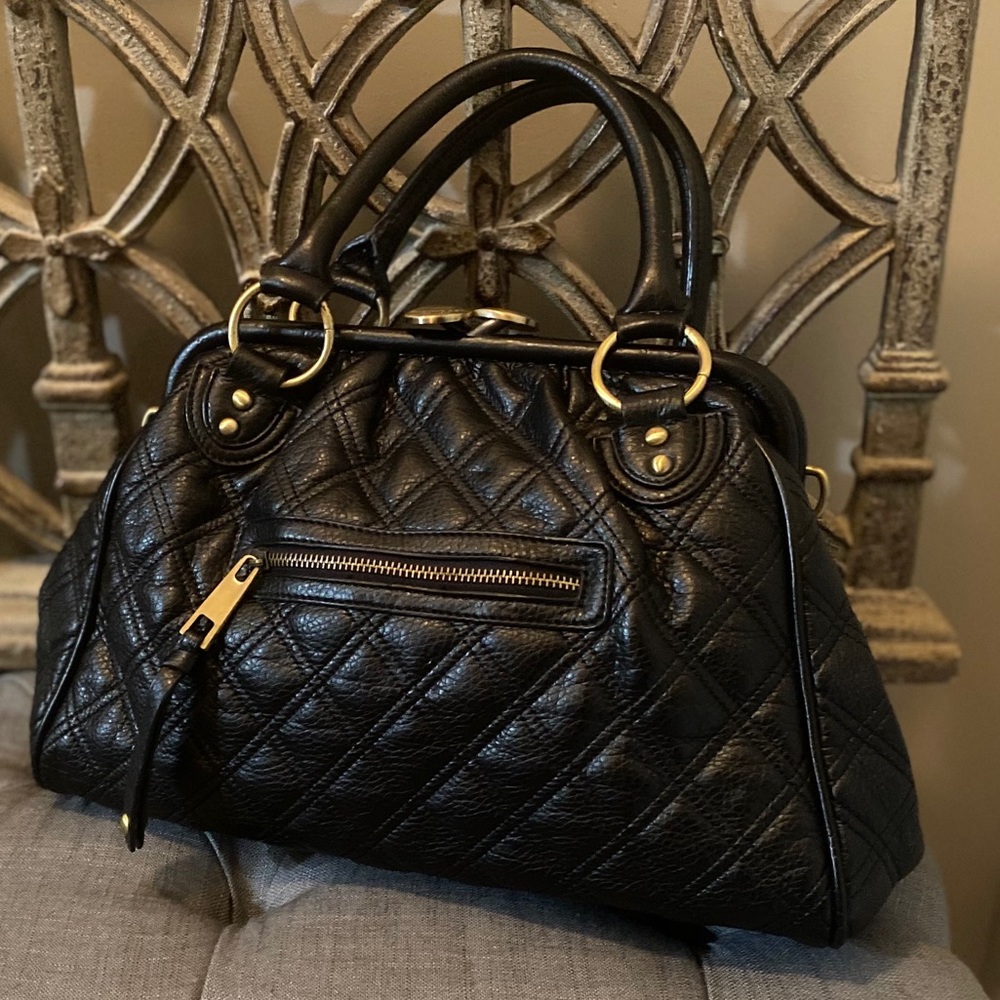 Marc Jacobs Quilted Leather Stam Satchel